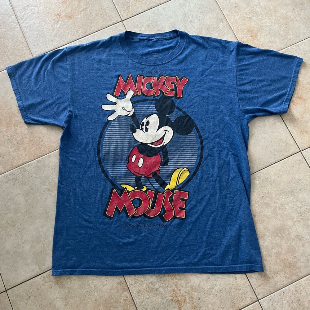 Authentic Vintage Disney Mickey Mouse Mens Large T shirt